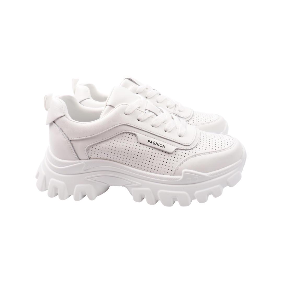 Кроссовки женские Farinni из кожи р. 40 Белый (258-22/23LK)