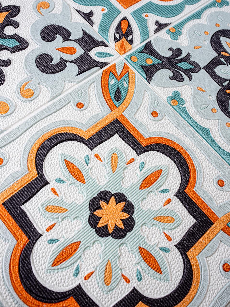 3D-панель самоклеюча декоративна з візерунком плитки Color Deco (PP5-038) - фото 2 3D-панель самоклеюча декоративна з візерунком плитки Color Deco (PP5-038) - фото 2