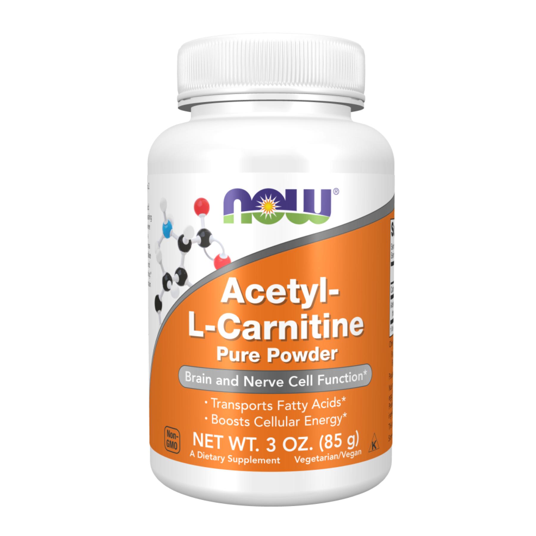 Ацетил L-карнитин Now Foods Acetyl-L-Carnitine Pure Powder 85 г (29659)