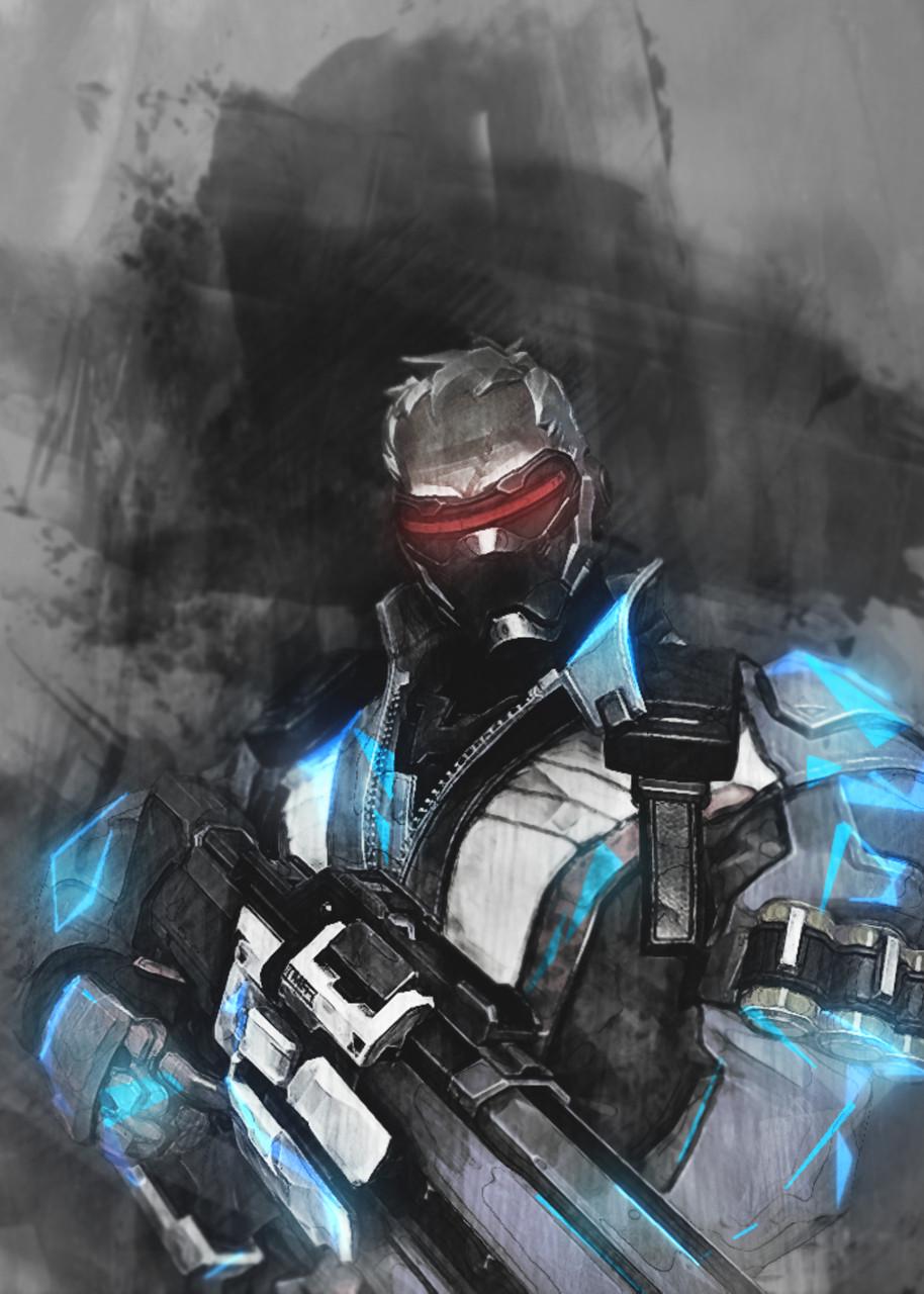 Картина GeekLand Overwatch Fan-art 60х40 см (OW.09.084)