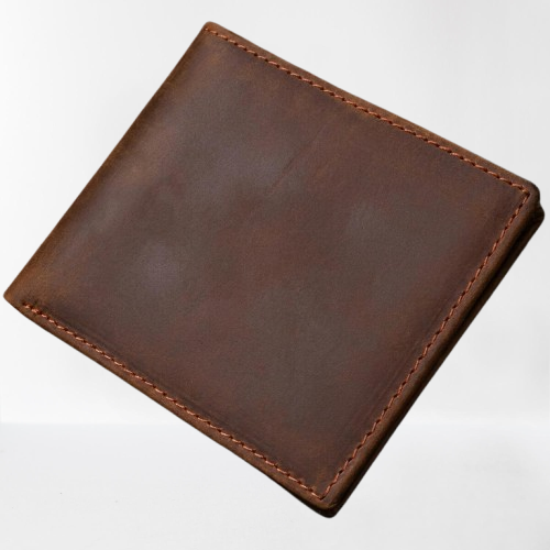Кошелек мужской Vintage 14346 компактный из натуральной кожи Коричневый (168-136-14346)