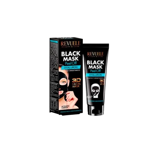 Маска черная с гиалуроном Revuele 3D Facial Peel Off Hyaluron 80 мл (2776837878)
