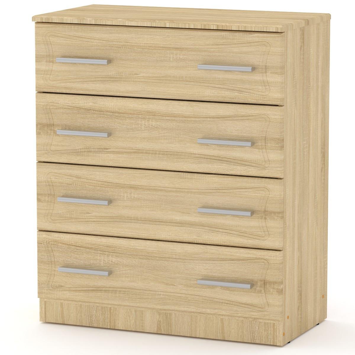 Комод Компанит-4 Б МДФ Дуб сонома (83_komp_C_NM)