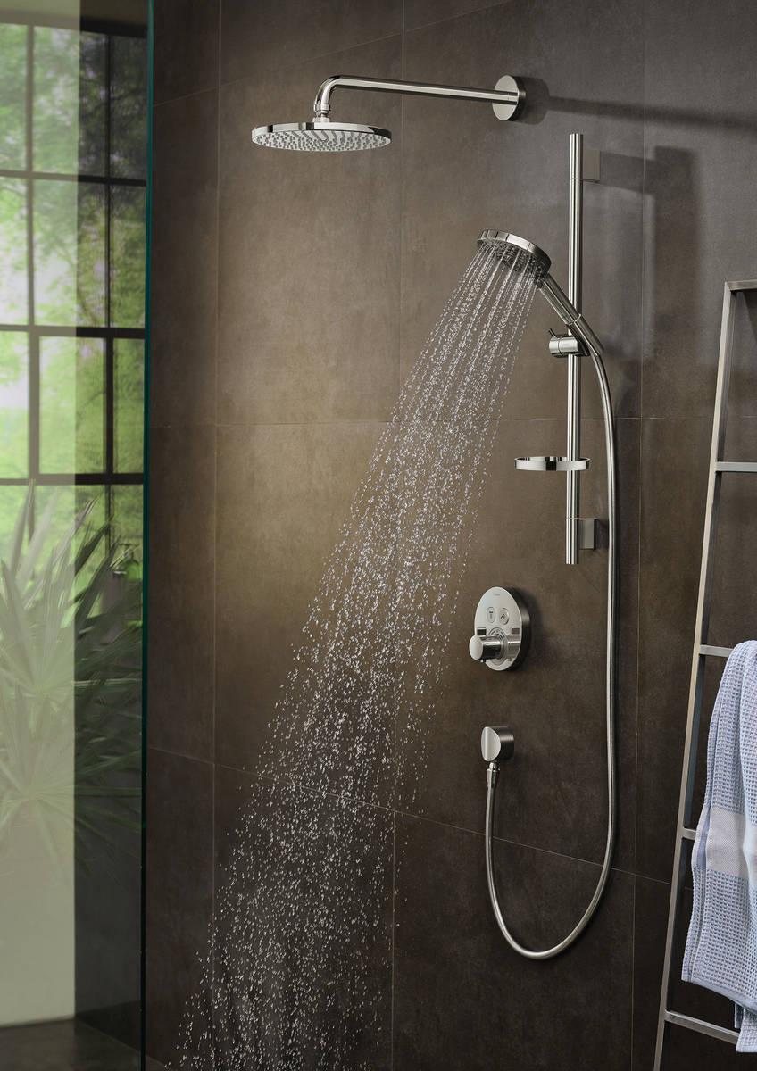 Душевой комплект Hansgrohe RAINDANCE SELECT S 27654000 со штангой Хром (112061) - фото 3