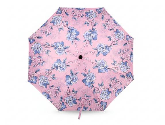 Парасолька складна автомат Sakura 8 спиць купол 110 см Pink (30693)