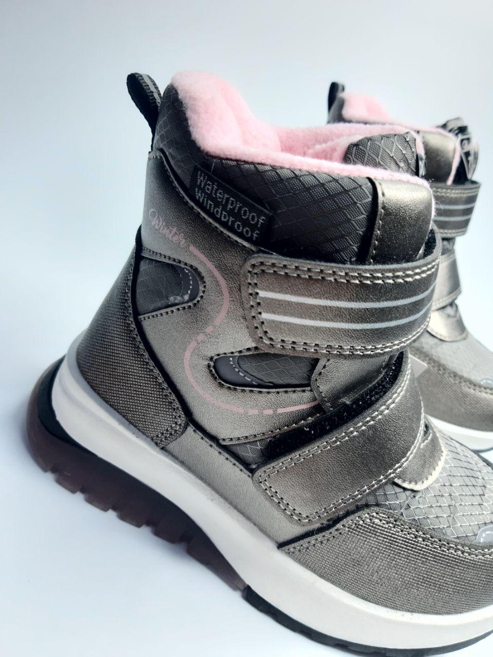 Ботинки зимние TOM.M для девочки р. 30 19,4 см Серый (11296 А) - фото 5 Ботинки зимние TOM.M для девочки р. 30 19,4 см Серый (11296 А) - фото 5