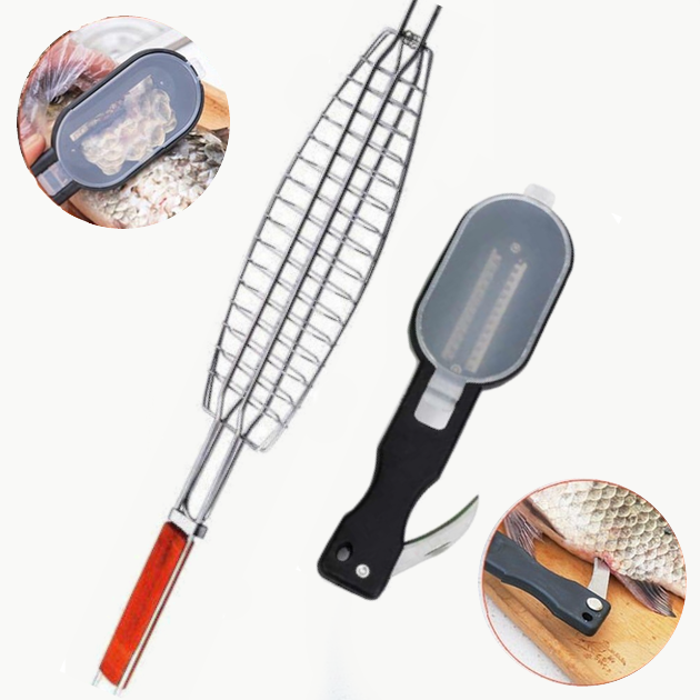 Решетка для гриля и рыбочистка для рыбы (5024430) - фото 2 Решетка для гриля и рыбочистка для рыбы (5024430) - фото 2