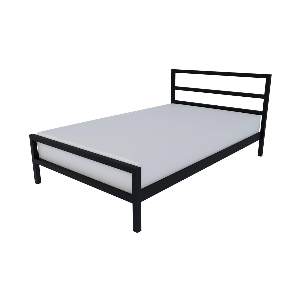 Кровать металлическая в стиле Loft HAILY ортопедическая полуторная 120х200 см (000083662)