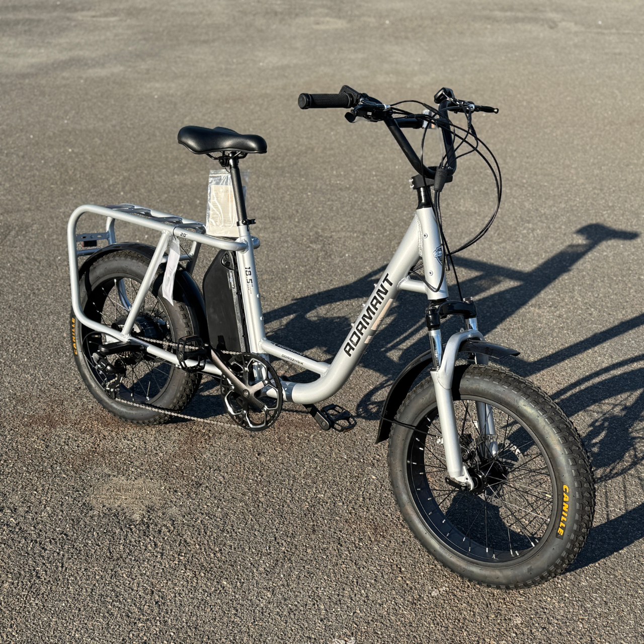 Велосипед з електроприводом AL Dorozhnik eADAMANT DD FR 20" рама-18,5" 48B 17,5Ахч 500 Вт 2025 Сріблястий