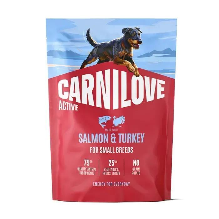Корм сухий Carnilove Active Salmon & Turkey Small Breed для собак малих порід лосось та індичка 1,5 кг (173691)