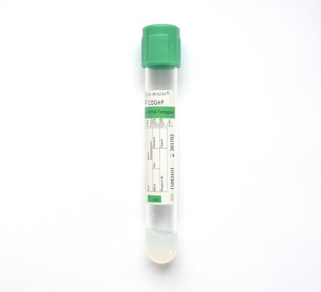 Пробирка Lind-Vac Натрий гепарин для плазмолифтинга 1 шт. 9 мл (AN001944)