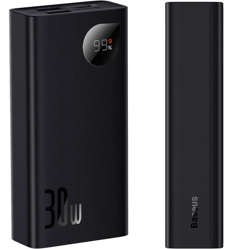 Повербанк Baseus Adaman2 Digital 10000 mAh 30W Black (PPAD040001) - фото 4