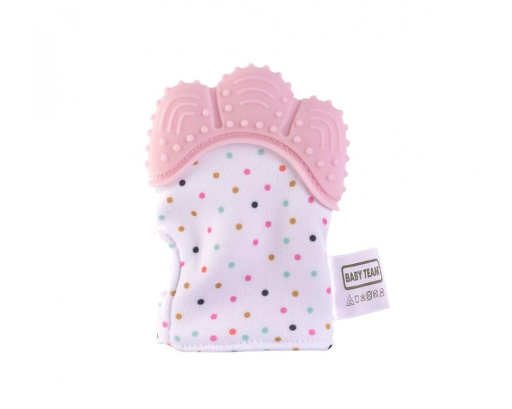 Прорезыватель Baby team перчатка от 3 месяцев