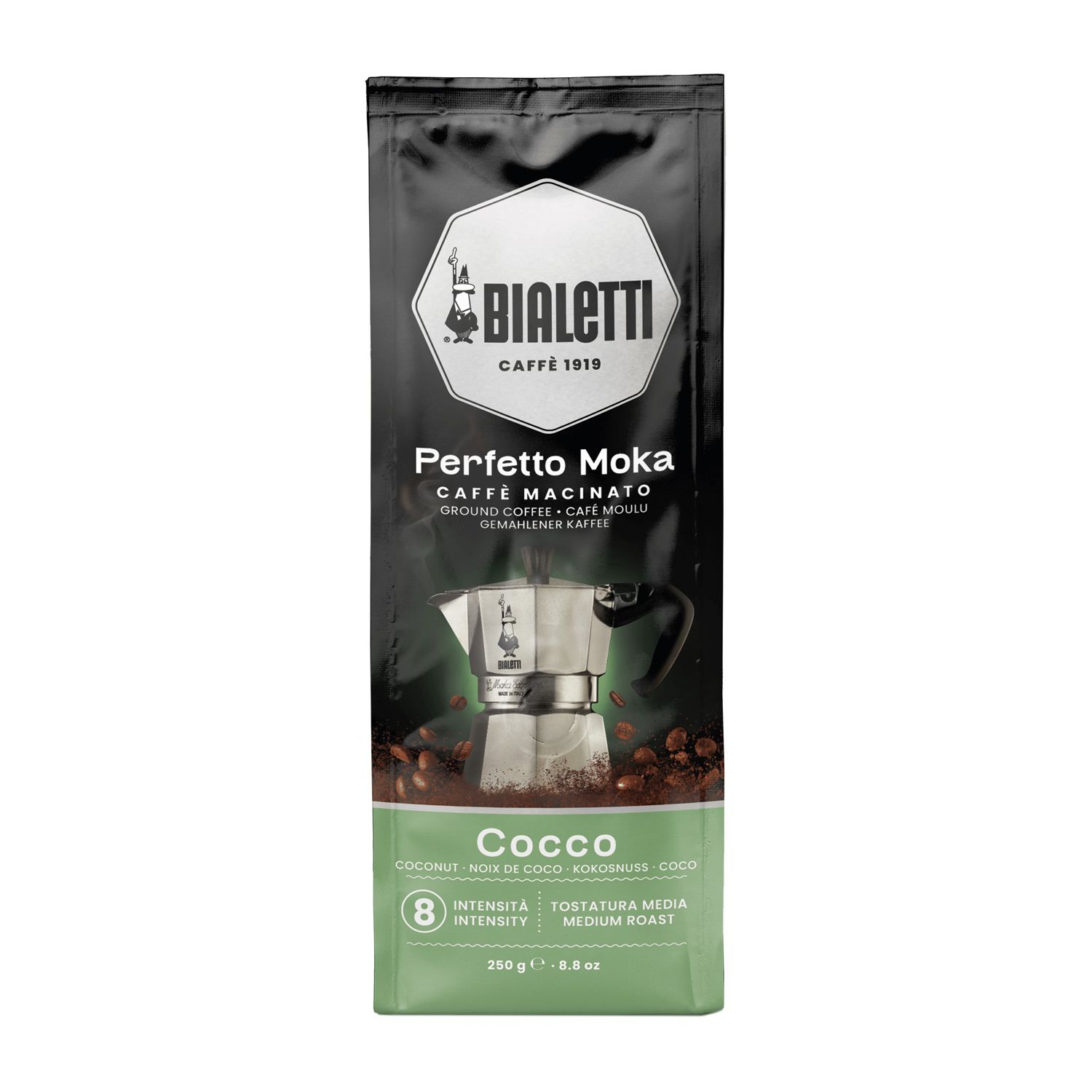 Кофе молотый Bialetti Perfetto Moka Cocco 250 г (096080557) Кофе молотый Bialetti Perfetto Moka Cocco 250 г (096080557)