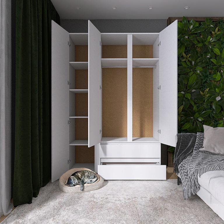 Шкаф Everest Лайт ШЛ-3 1365х500х2080 мм Нимфея альба (11152) - фото 5 Шкаф Everest Лайт ШЛ-3 1365х500х2080 мм Нимфея альба (11152) - фото 5