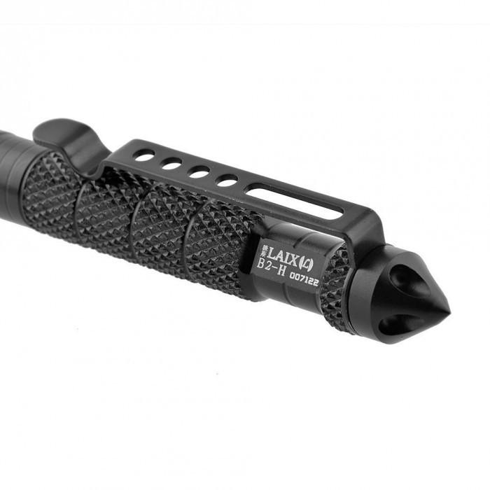 Ручка Laix B2 Tactical Pen со стеклобоем 15 см Черный (2311) - фото 2