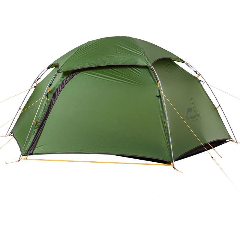 Намет двомісний із сферичним куполом Naturehike Cloud Peak 2 NH17K240-Y 20D Темно-зелений (61658)