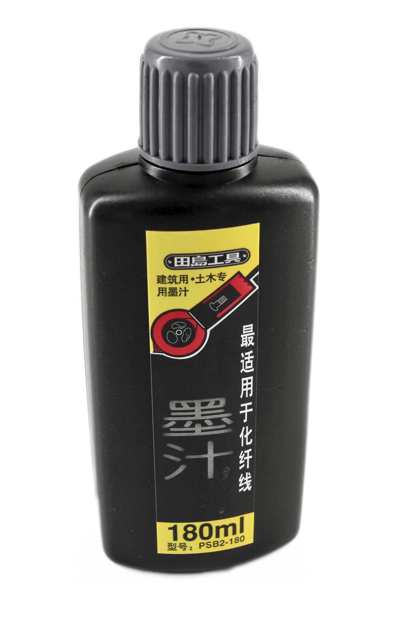 Чернило жидкое TAJIMA PSB2-180 для разметочных шнуров 180 мл Черный (29710404) - фото 2 Чернило жидкое TAJIMA PSB2-180 для разметочных шнуров 180 мл Черный (29710404) - фото 2