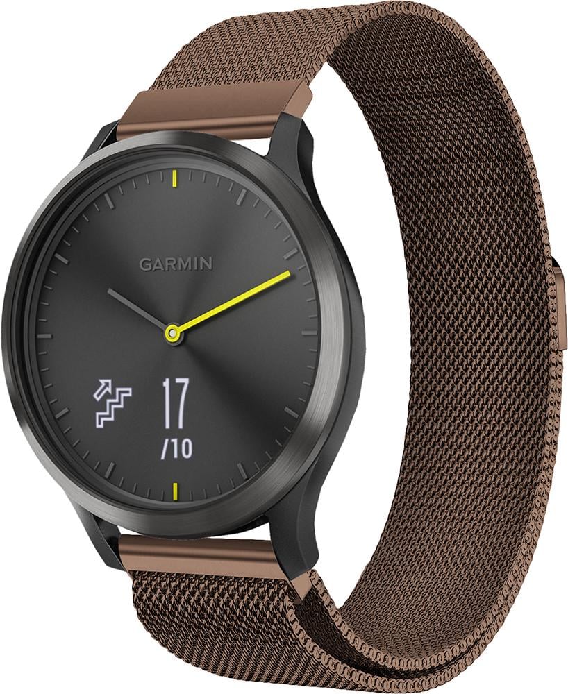 Ремешок Миланская петля Milano Garmin Vivomove HR Brown (19234)