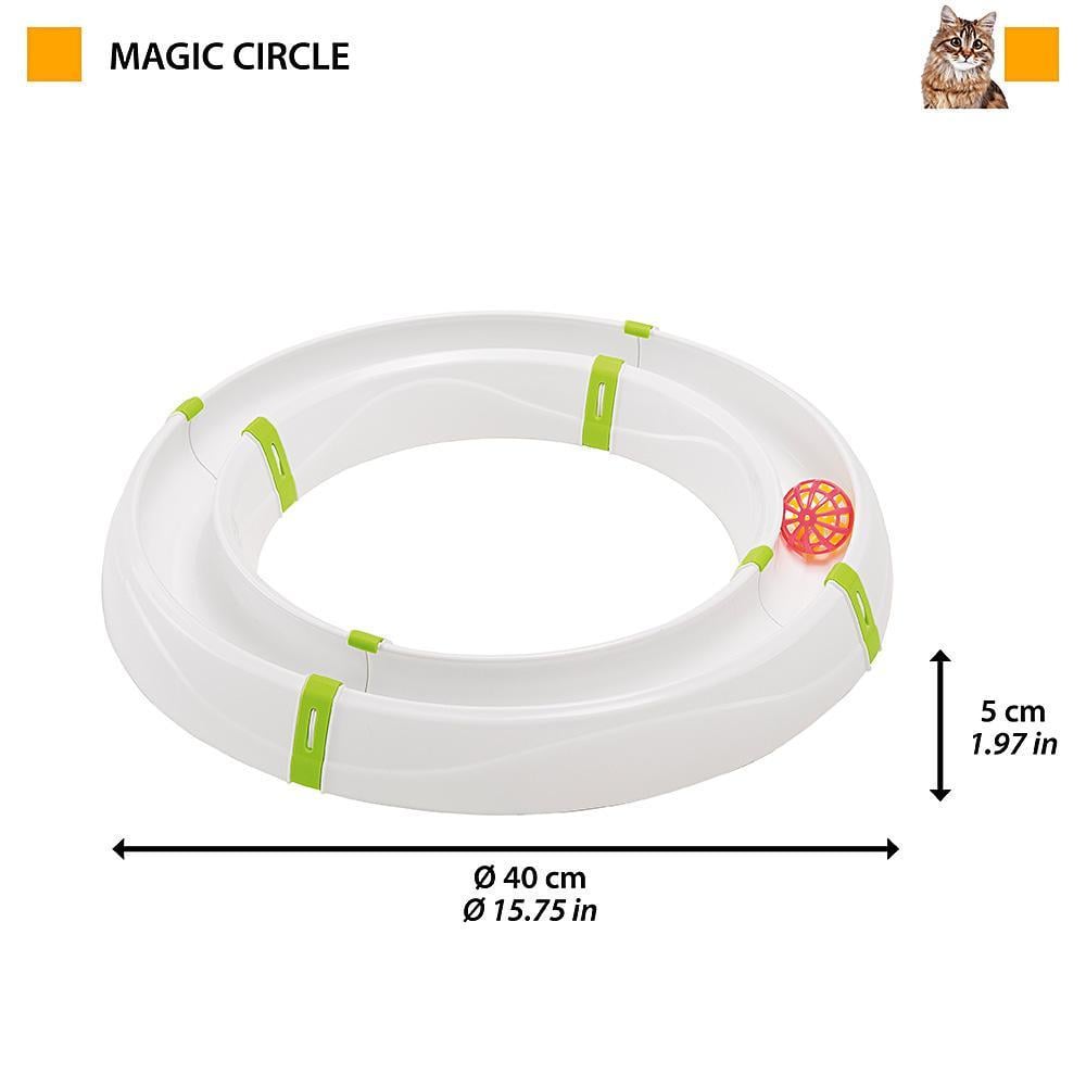 Іграшка-трек для котів Ferplast Magic Circle модульна 40х40х5 см (85100500) - фото 2