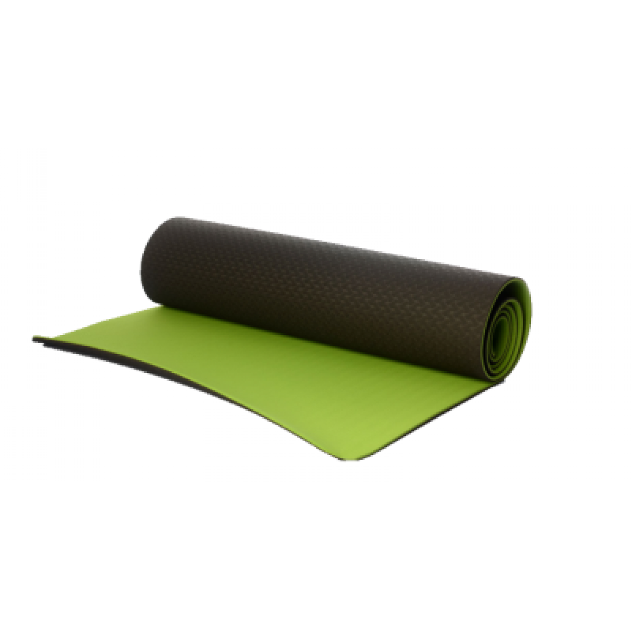 Килимок для фітнесу/йоги та пілатесу Ecofit MD9012 двошаровий TPE нековзкий 183х61х0,06 см Зелений (2906351296)