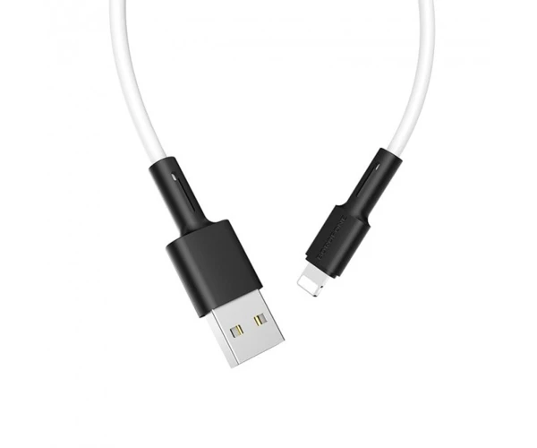 Кабель Data Borofone BX31 Lightning 5A Eco-friendly 1 м White Кабель Data Borofone BX31 Lightning 5A Eco-friendly 1 м White