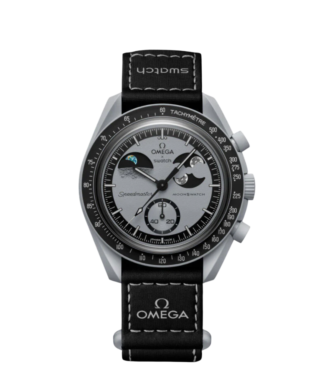 Наручний годинник Swatch x Omega Bioceramic MoonSwatch Mission to Earthphase (SO33M700)