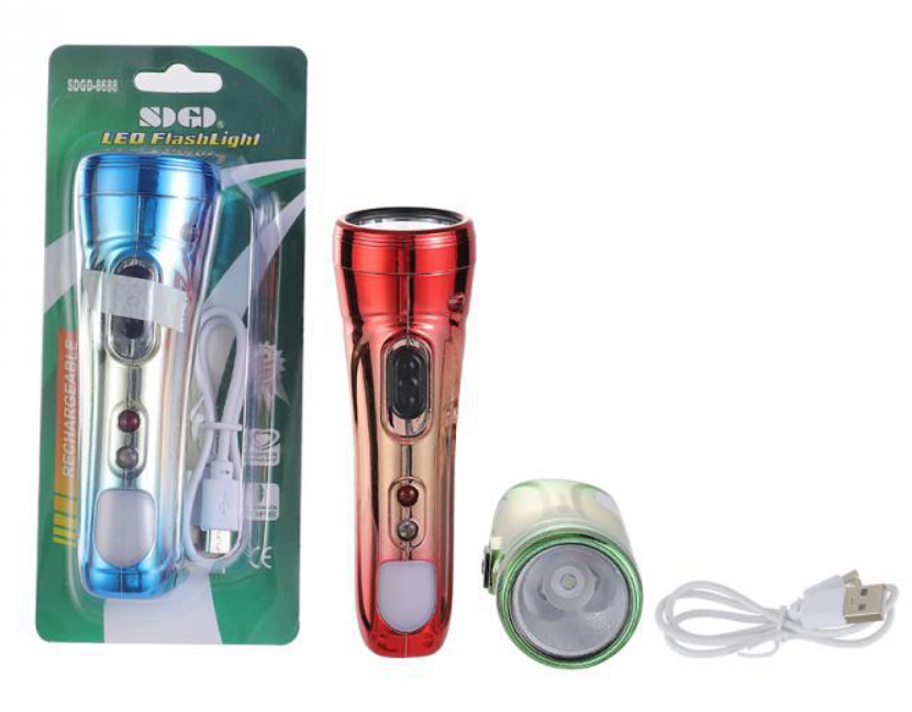 Ліхтар ручний акумуляторний LED SDGD-8688 (1725627325) - фото 4 Ліхтар ручний акумуляторний LED SDGD-8688 (1725627325) - фото 4