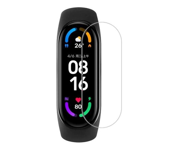 Плівка протиударна гідрогелева Hydrogel Film для Xiaomi Mi Band 6 3 шт. Transparent