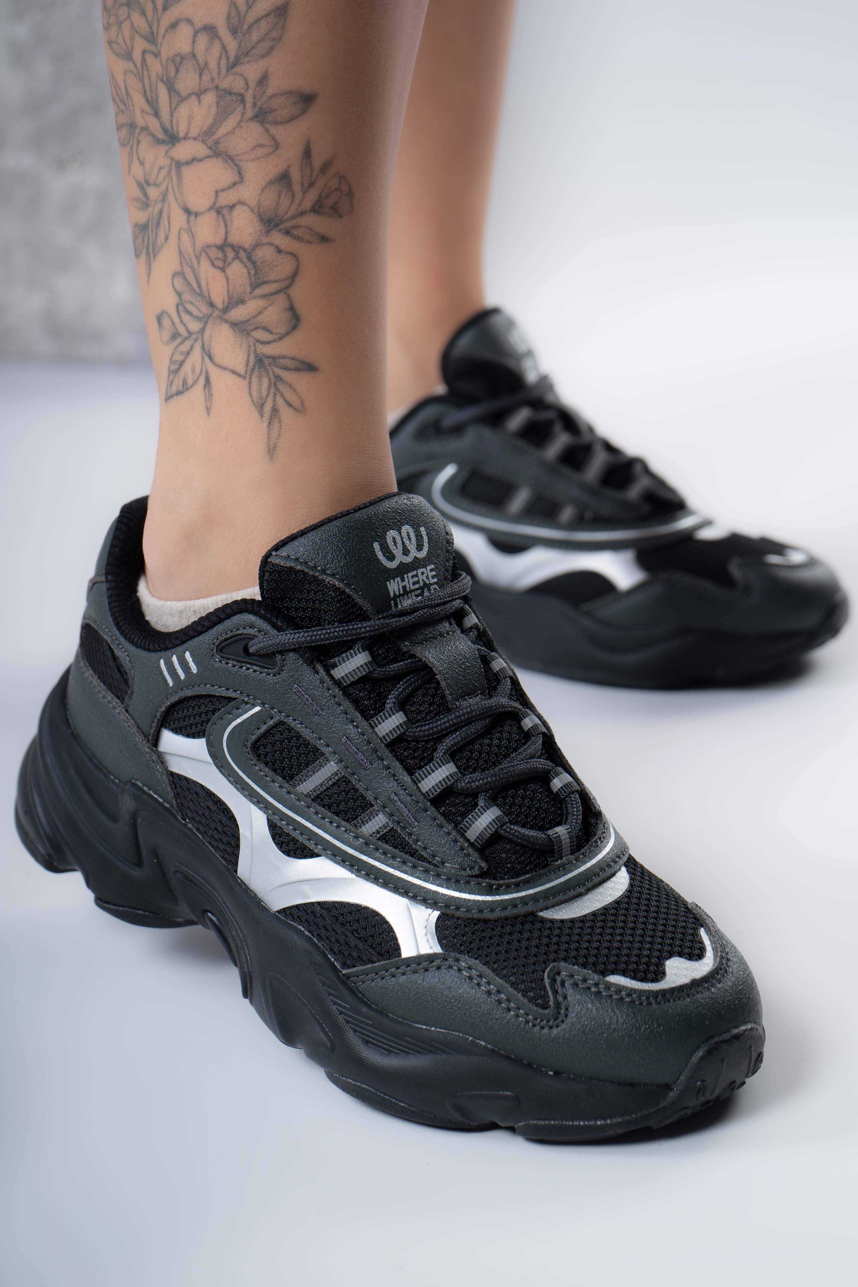 Кроссовки женские Where Uweare P2504-1 р. 36 Черный (346736_36)