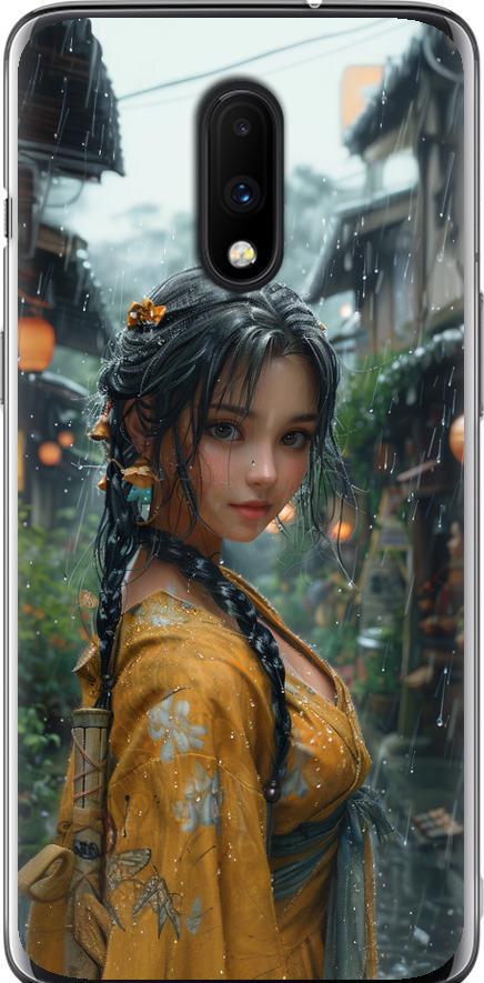 Чехол на OnePlus 7 Anime-girl (6133u-1740-42517)