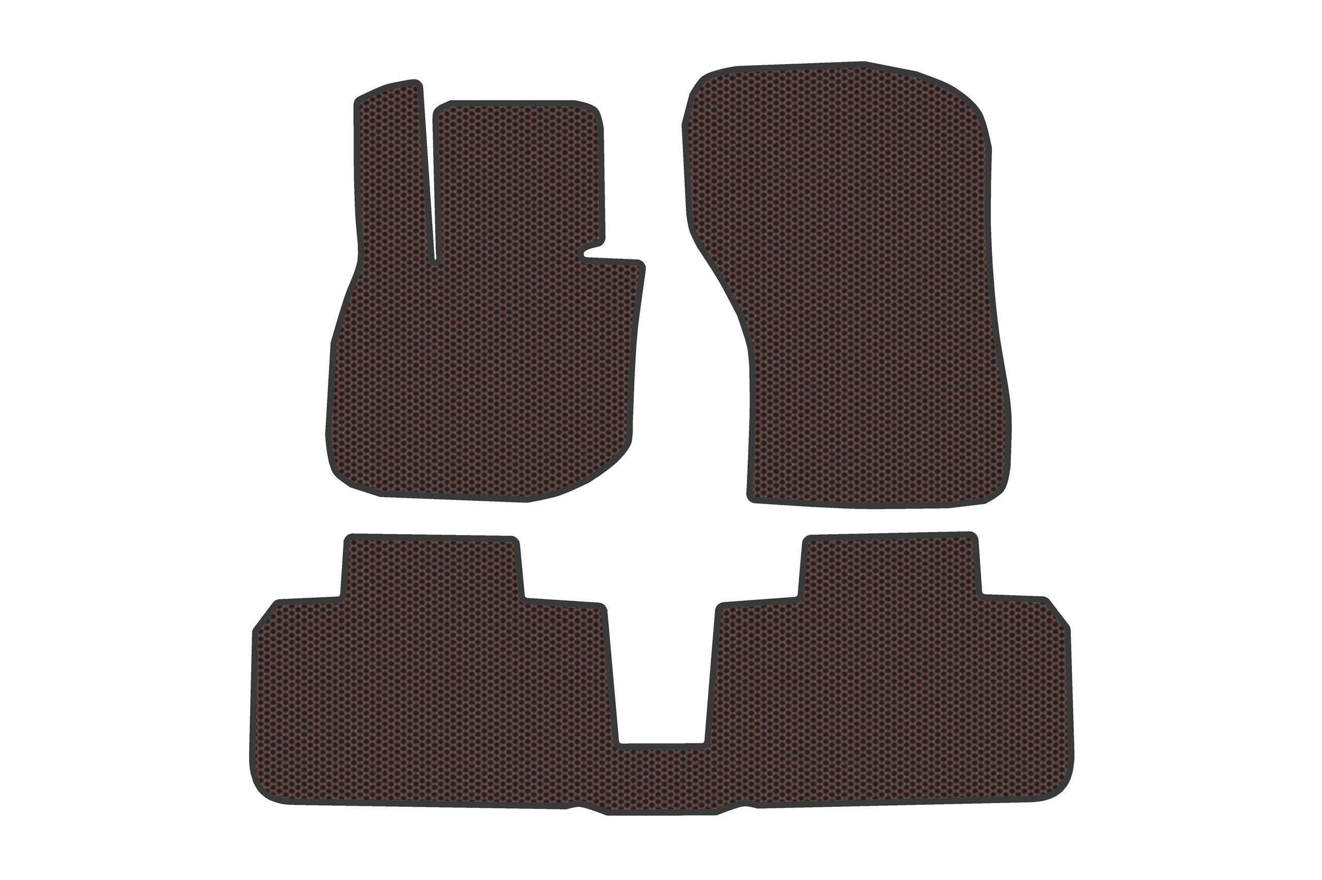 Коврики резиновые Digital Designs Carsuit для BMW X2 U10 2023- г. Коричневый (185317)