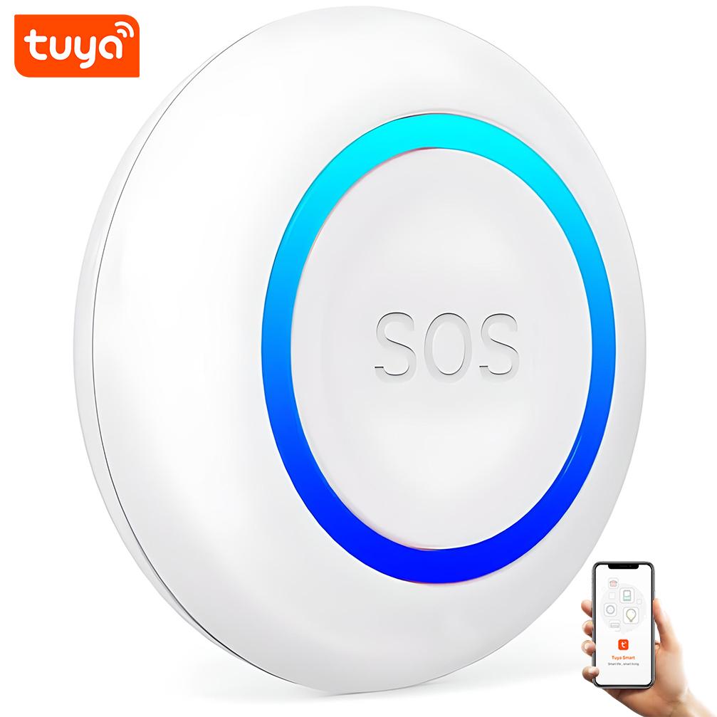 Кнопка Sos тревожная Wifi USmart SOS Button-01w для пожилых людей Tuya - фото 2 Кнопка Sos тревожная Wifi USmart SOS Button-01w для пожилых людей Tuya - фото 2