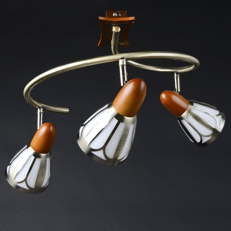 Светильник настенно-потолочный спот поворотный накладной Brille HTL-157C/3 E14