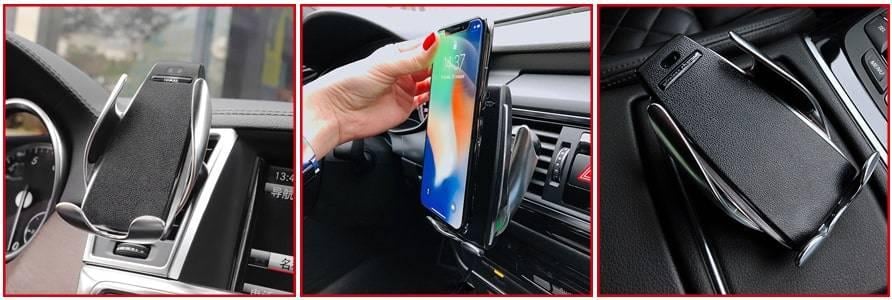 Зарядка-держатель автомобильная Penguin Smart Sensor S5 беспроводная - фото 9
