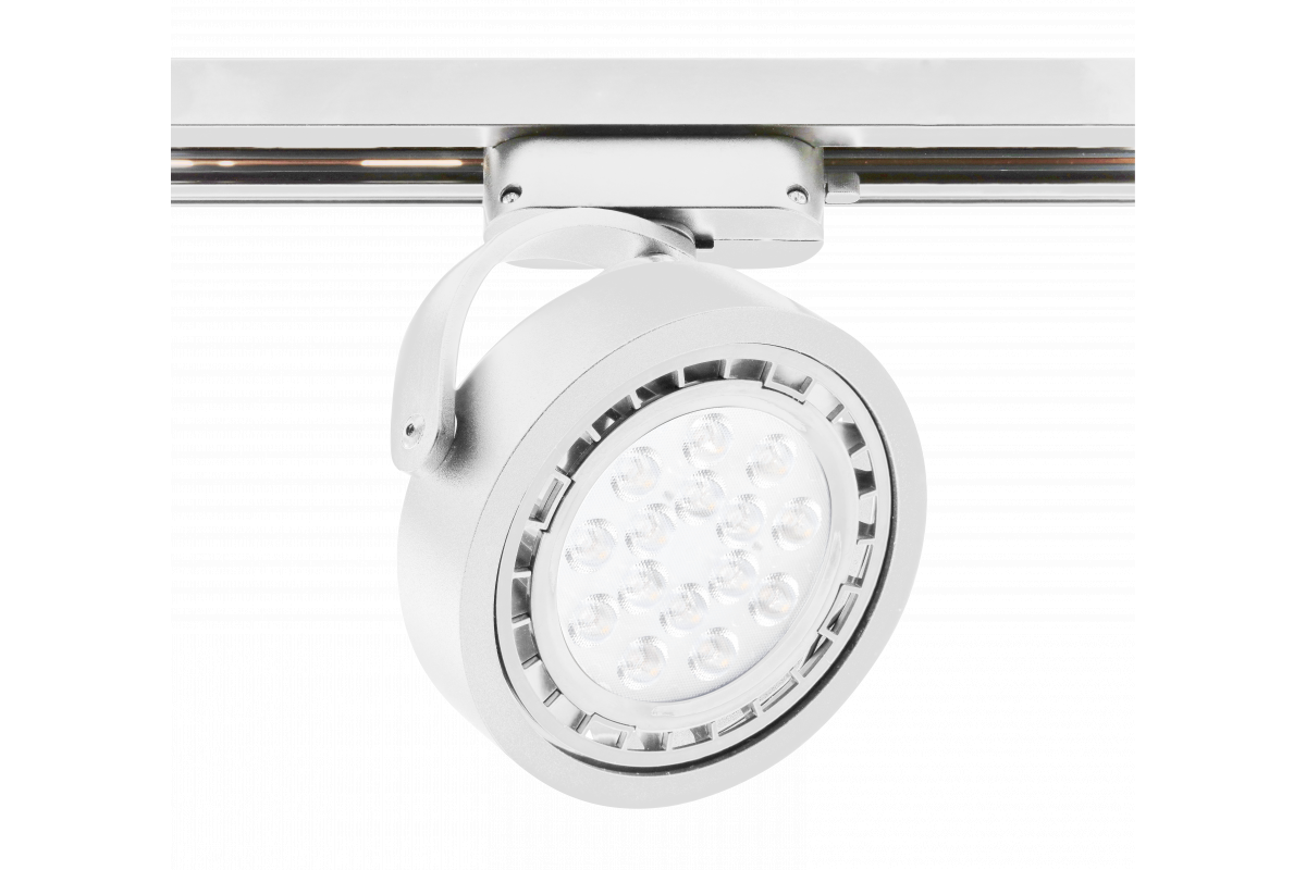 Светильник трековый однофазный GTV ETNA ES111 20W AC220-240V 50/60 Hz IP20 Белый (27729374)