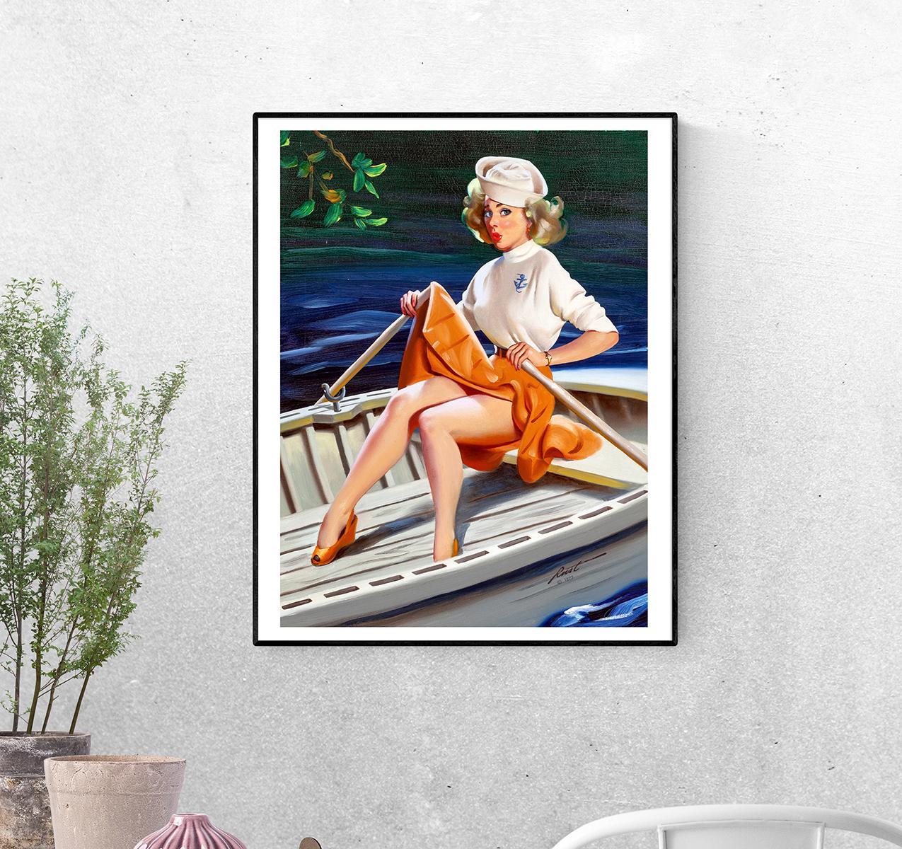 Постер Каноэ беда. Дональд Раст формат А-1 (pin_up1740006_Poster)