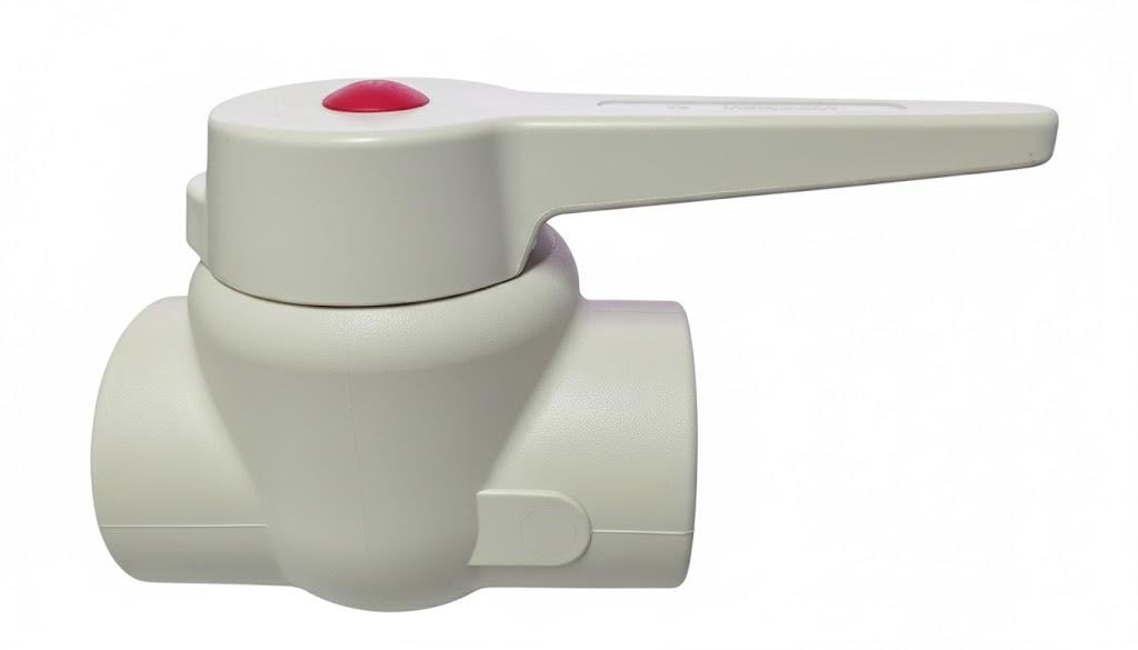 Кран кульовий InstaPlast поліпропіленовий для гарячої води 40 (3821)