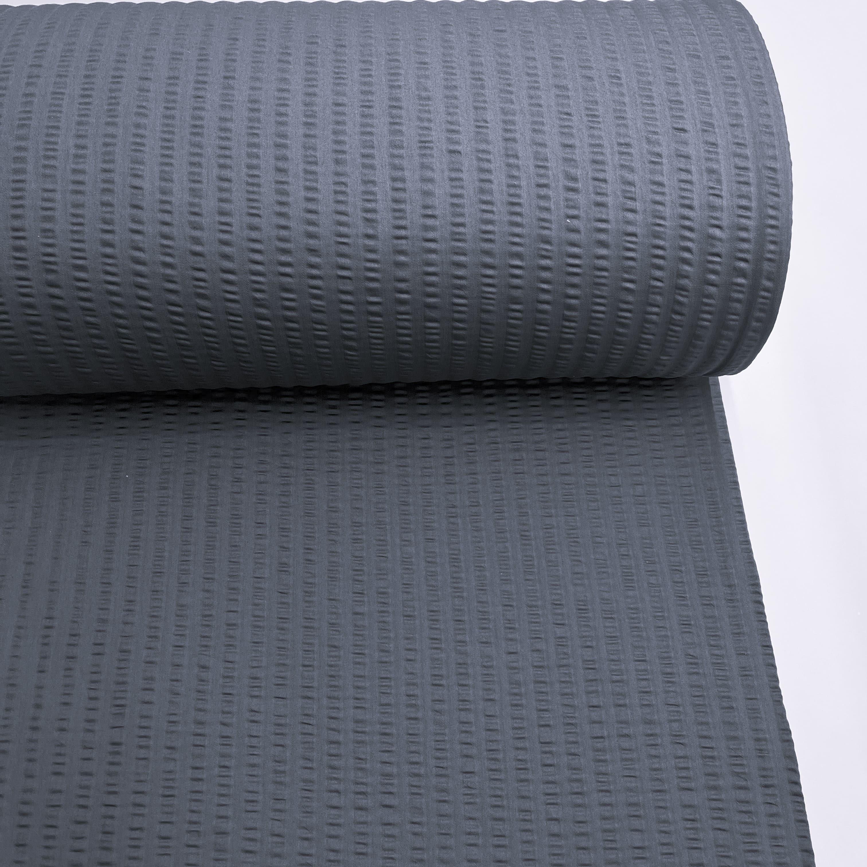 Ткань для постельного белья сатин гофре однотонная хлопок 240 см Антрацит (ST-3024/SB 28095)