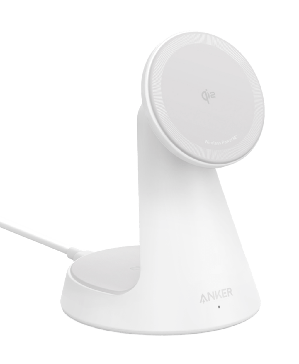 Зарядний пристрій Anker MagGo QI2 15W Wireless Charger 2in1 Dock Stand For iPhone 12-17 Series White - фото 1 Зарядний пристрій Anker MagGo QI2 15W Wireless Charger 2in1 Dock Stand For iPhone 12-17 Series White - фото 1
