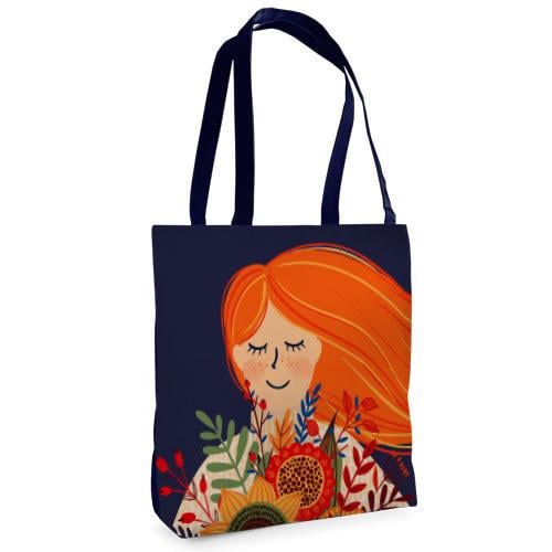 Сумка тканевая Presentville Tenderness Рыжеволосая девушка (ST 23J022 TSI)