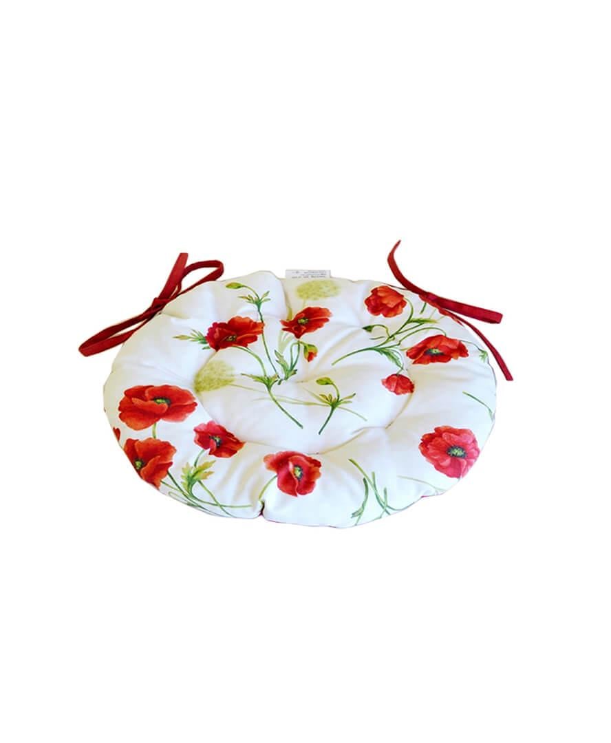 Подушка на стул Living Маки 40 см