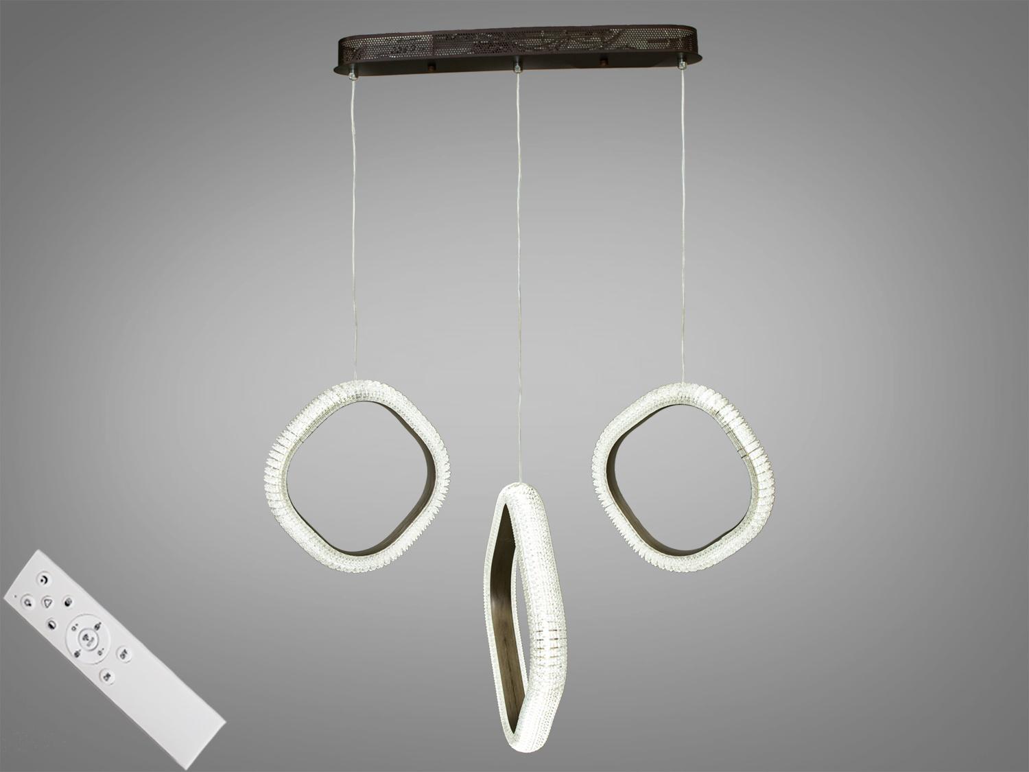 Люстра светодиодная 60 Вт Коричневый (MD66011/1+2CF dimmer) Люстра светодиодная 60 Вт Коричневый (MD66011/1+2CF dimmer)