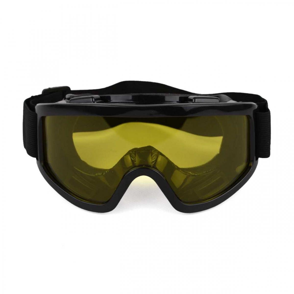 Маска-очки для спорта с вентиляцией Желтая линза (МГ-1001-54) - фото 2
