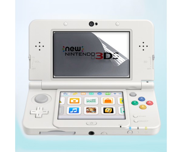 Пленка противоударная гидрогелевая Hydrogel Film для игровой приставки Nintendo New 3Ds Transparent