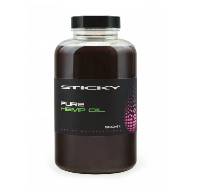Добавка для прикормки Sticky Baits PURE HEMP OIL Конопляное масло 500 мл (X-1047)