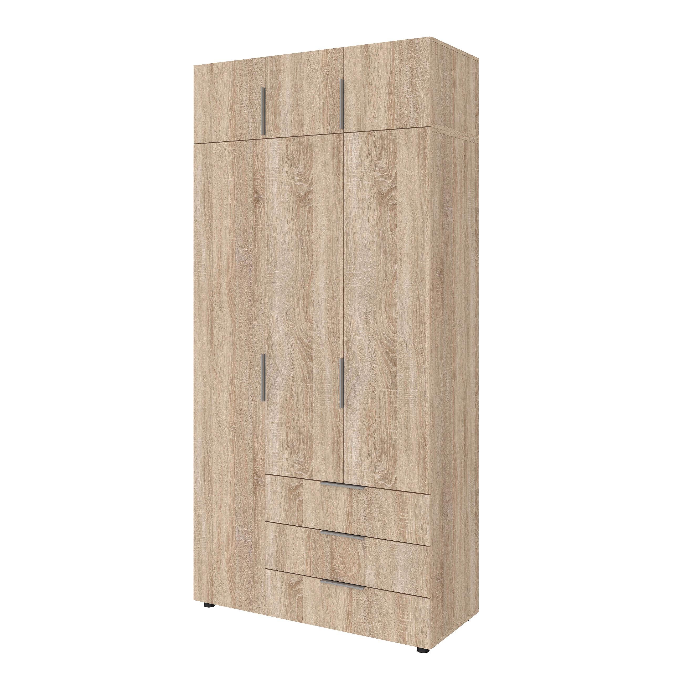 Шафа зі штангою та шухлядами Versale 3 Antr 1154x500x2400 мм Дуб Сонома - фото 1 Шафа зі штангою та шухлядами Versale 3 Antr 1154x500x2400 мм Дуб Сонома - фото 1