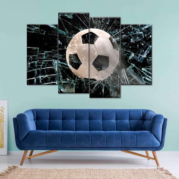 Модульная картина KIL Art Гоооол из четырех частей 89x56 см (M4_M_124)