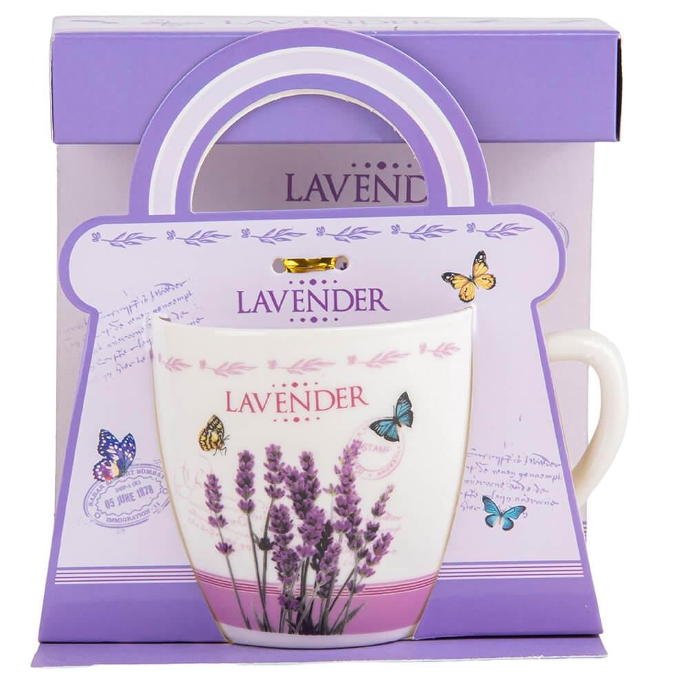 Набор кружок керамическых Lavender 180 мл 6 шт. Белый (18901-002)