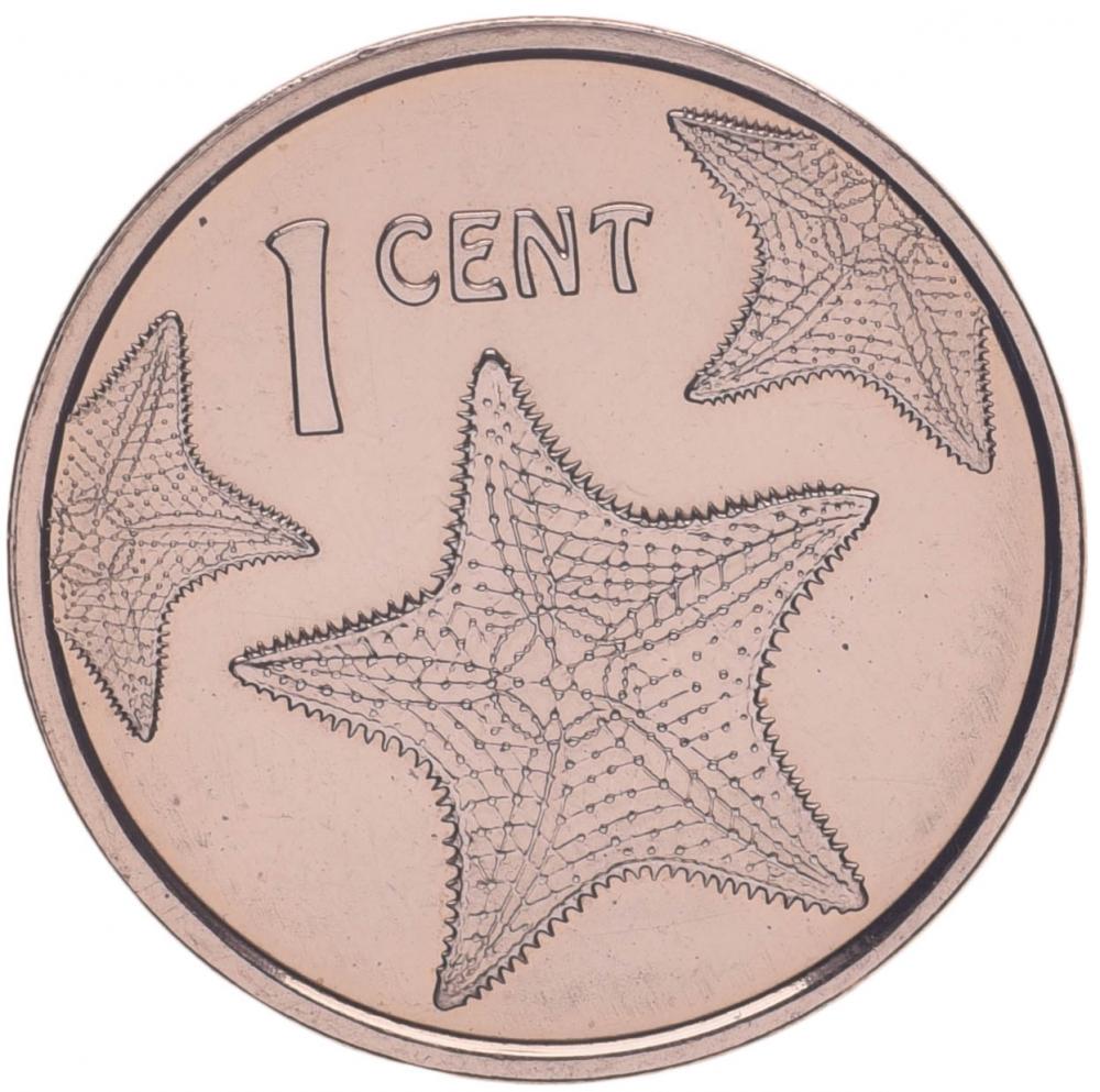 Колекційна монета Багами 1 цент 2015 UNC (KM#218.2)